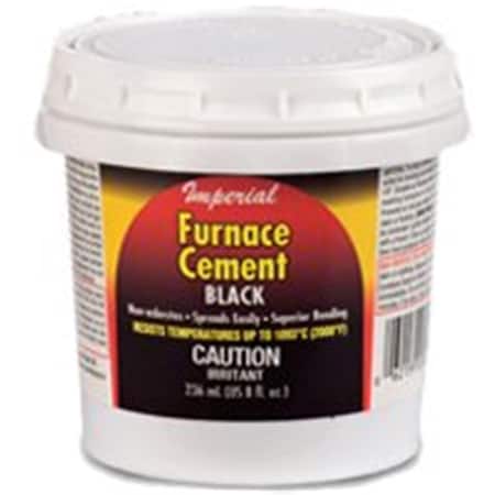 Imperial Mfg Imperial Manufacturing KK0295-A Furnace Cement Black 16 Oz. IM386612